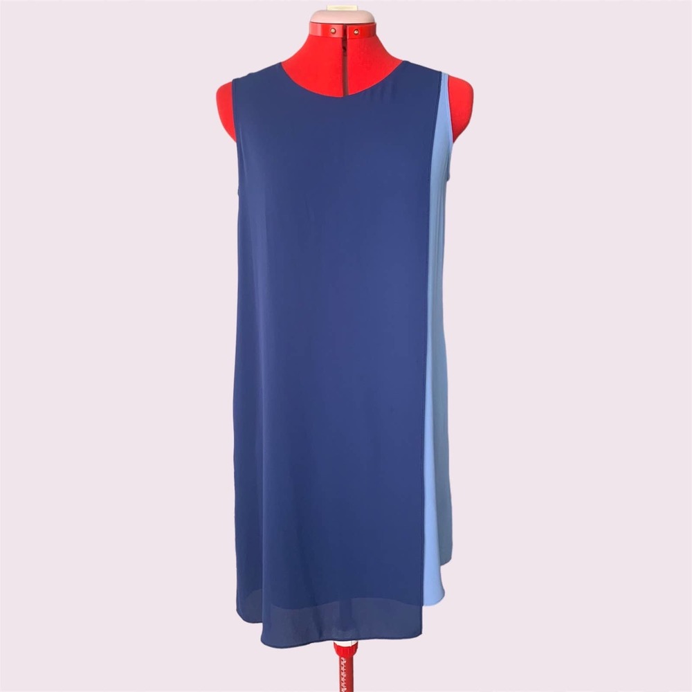 Noir Dress Two-Toned Blue Dress Women's Size Small